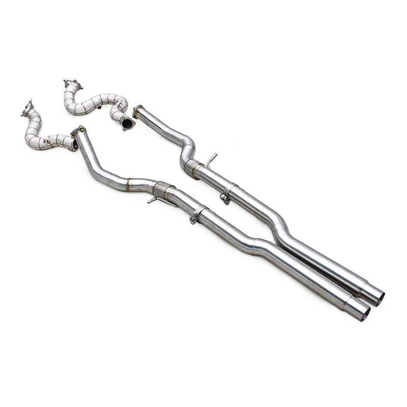 YD Turbo Exhaust Downpipe With Front Pipe For Audi S8 D4 4.0T 2013-2018 Stainless Steel Exhaust Header With Heat Shield
YD Turbo Exhaust Downpipe With Front Pipe For Audi S8 D4 4.0T 2013-2018 Stainless Steel Exhaust Header With Heat Shield