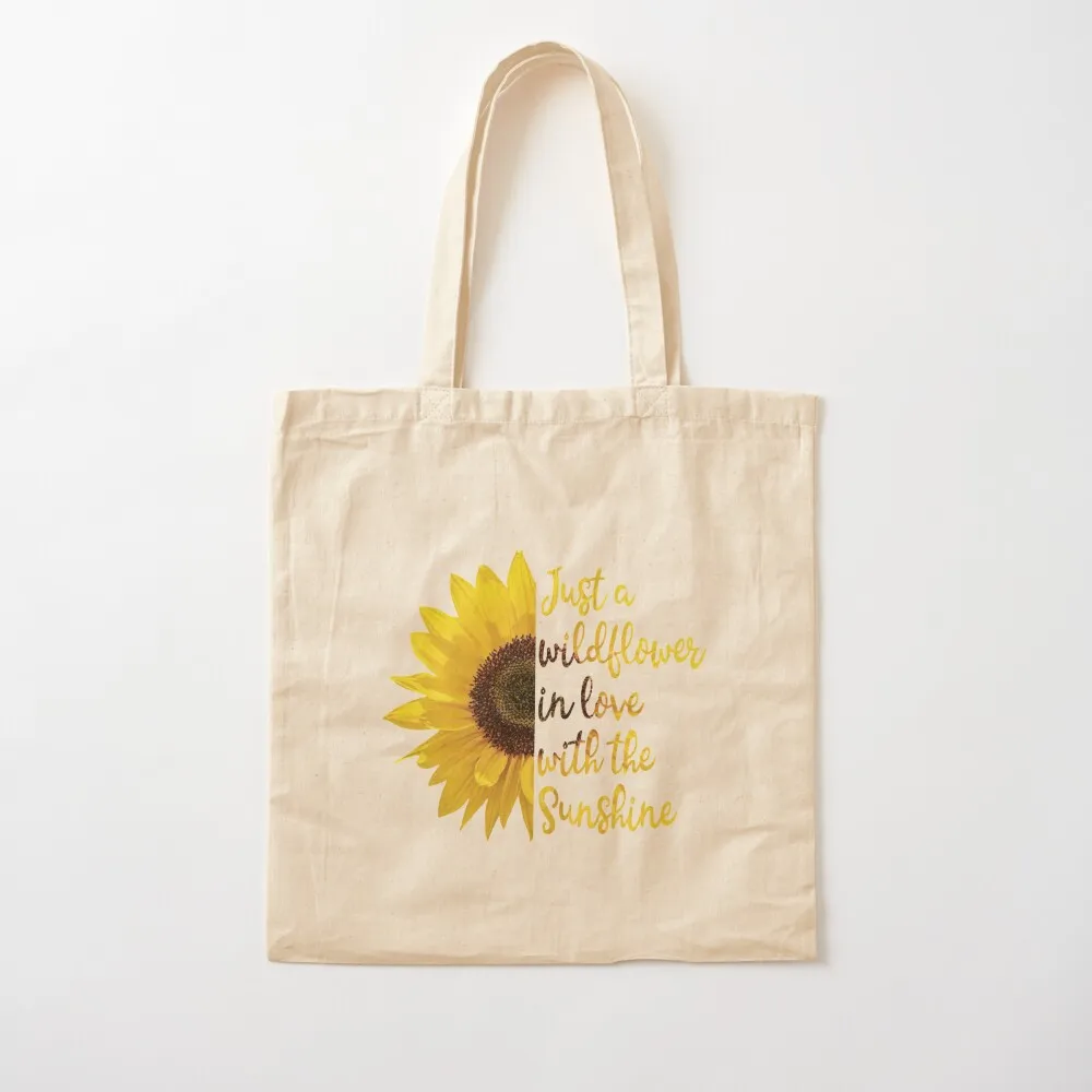 Sunflower Just A Wildflower In Love With The Sunshine Tote Bag personalized tote custom women Canvas
Sunflower Just A Wildflower In Love With The Sunshine Tote Bag personalized tote custom women Canvas
