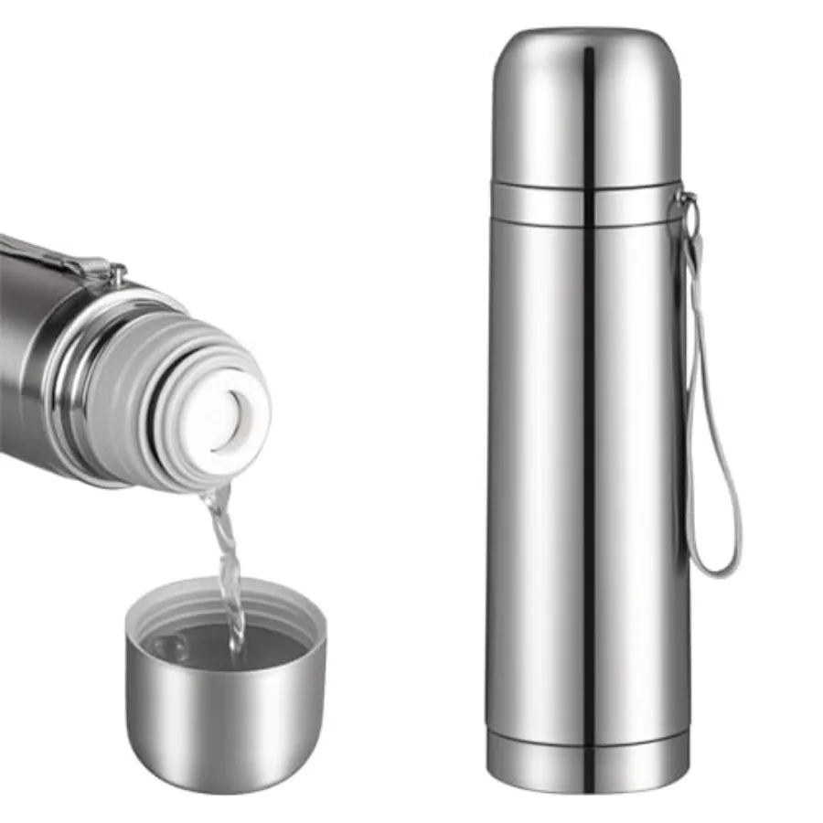 Stainless Steel Thermal Bottle Vacuum Insulated Coffee Trave Mug for Hot and Cold Drinks Double Walled Sport Water Flask with C
Stainless Steel Thermal Bottle Vacuum Insulated Coffee Trave Mug for Hot and Cold Drinks Double Walled Sport Water Flask with C