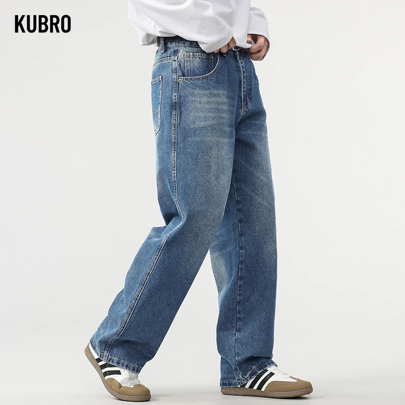 Spring Autumn American Retro Straight Jeans Men Streetwear Korean Fashion Loose Baggy Wide Leg Denim Pants Male Casual Trousers
Spring Autumn American Retro Straight Jeans Men Streetwear Korean Fashion Loose Baggy Wide Leg Denim Pants Male Casual Trousers