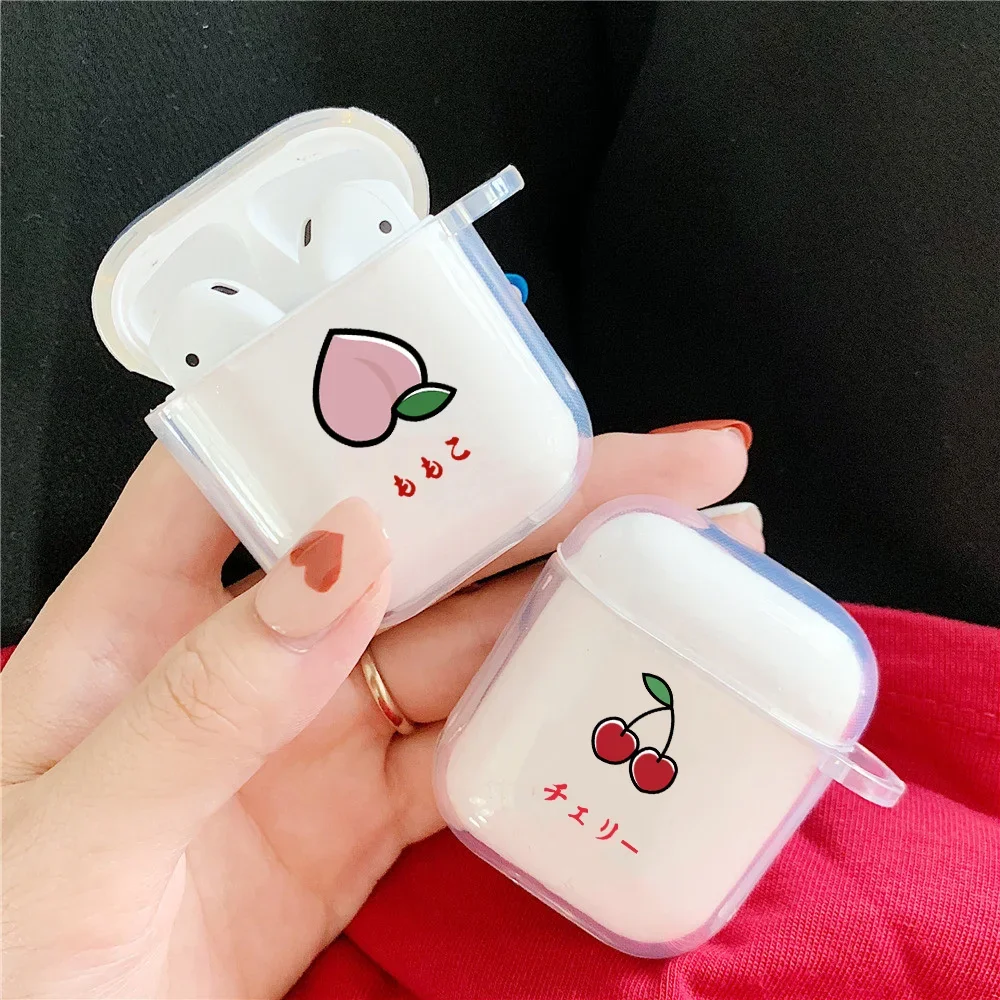 Cute Fruit Cherry Peach Earphone Case for Airpods 4th 3rd 2 Pro Soft Cover for Airpod 2 3 1 Protective Accessorie Shell Fundas 
Cute Fruit Cherry Peach Earphone Case for Airpods 4th 3rd 2 Pro Soft Cover for Airpod 2 3 1 Protective Accessorie Shell Fundas