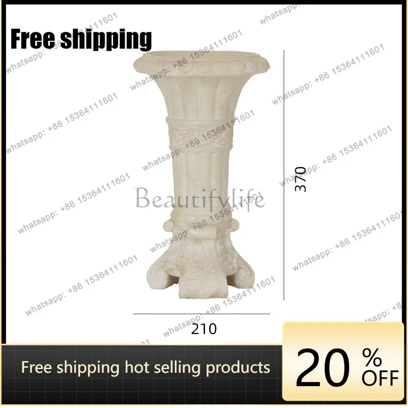 LJY French medieval vase flower arrangement European-style villa high-end art ornament
LJY French medieval vase flower arrangement European-style villa high-end art ornament
