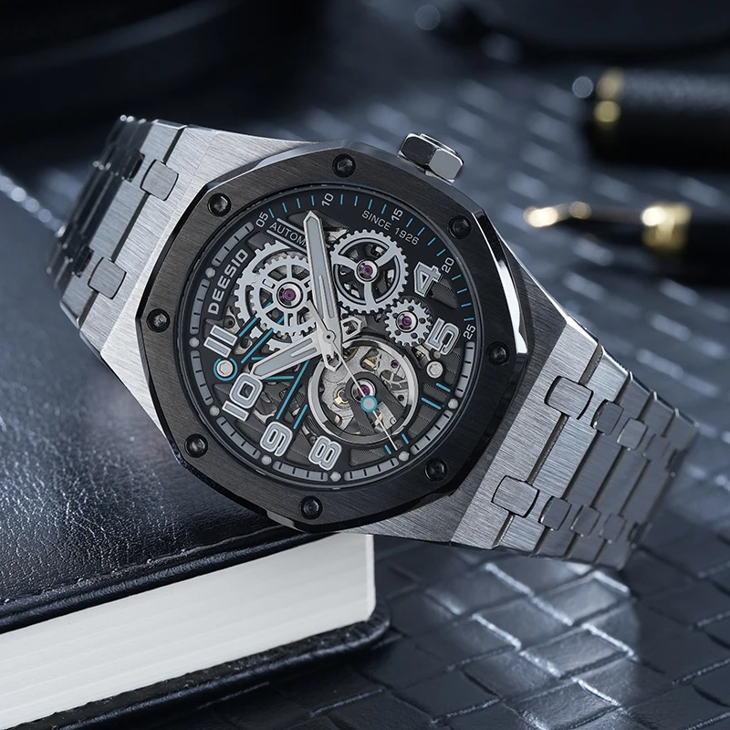 Deesio Design Top Band Watch D506A Luxury Automatic Movement Mechanical Watches Male Waterproof Steel Wristwatches Accessories
Deesio Design Top Band Watch D506A Luxury Automatic Movement Mechanical Watches Male Waterproof Steel Wristwatches Accessories
