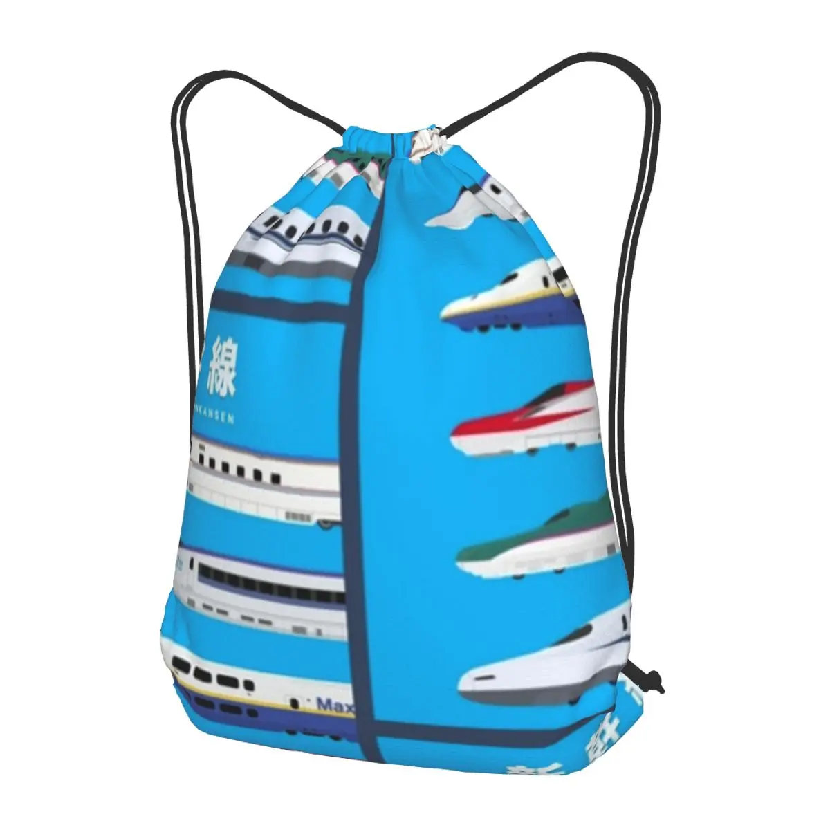Japanese Shinkansen Bullet Trains - Side View Backpacks Fashion Drawstring Bags Shoes Bag Book Bags for Travel School
Japanese Shinkansen Bullet Trains - Side View Backpacks Fashion Drawstring Bags Shoes Bag Book Bags for Travel School