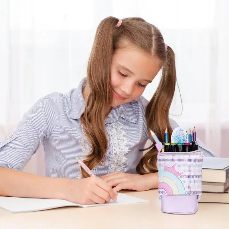 Standing Pencil Case Retractable Stationery Pencil Case School Pencil Case Large Capacity Zipper Pencil Pouch Pen Organizer Case
Standing Pencil Case Retractable Stationery Pencil Case School Pencil Case Large Capacity Zipper Pencil Pouch Pen Organizer Case