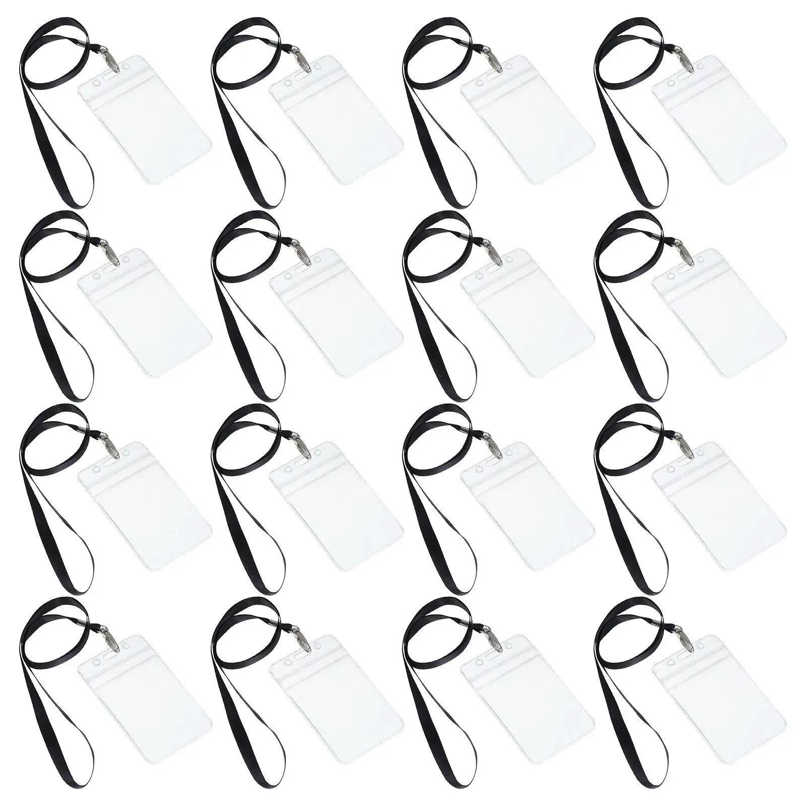 10Sets Vertical Transparent Id Card Holders Badge Display Holder PVC Lanyard Name Tag Holder Office School Conference Music
10Sets Vertical Transparent Id Card Holders Badge Display Holder PVC Lanyard Name Tag Holder Office School Conference Music