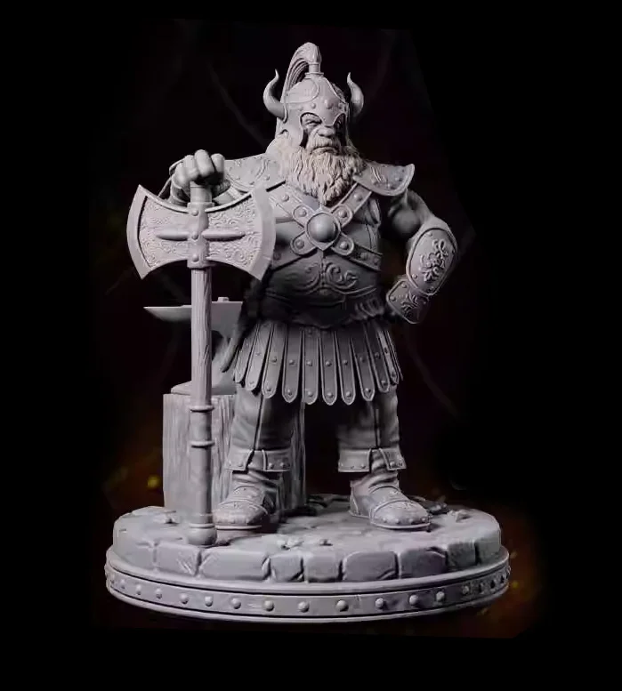 1/18 80mm 1/24 60mm Resin Model Dwarf Lord Warrior Unpainted Figurine No Color RW1192
1/18 80mm 1/24 60mm Resin Model Dwarf Lord Warrior Unpainted Figurine No Color RW1192