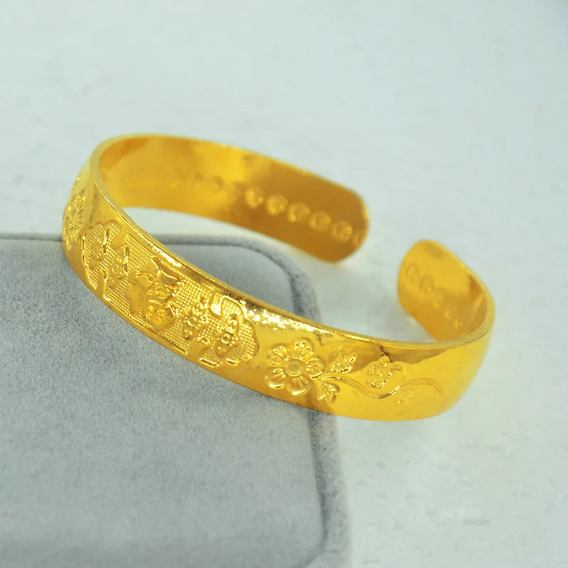 Vietnamese Sand Bracelet Brass Electroplated Real Color Retention Long-lasting Bracelet
Vietnamese Sand Bracelet Brass Electroplated Real Color Retention Long-lasting Bracelet