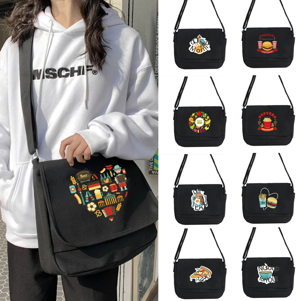 Food Pattern Joker Crossbody Bag Multifunctional Adjustable Shoulder Strap Commuter Bag Large Capacity Shoulder Bag
Food Pattern Joker Crossbody Bag Multifunctional Adjustable Shoulder Strap Commuter Bag Large Capacity Shoulder Bag
