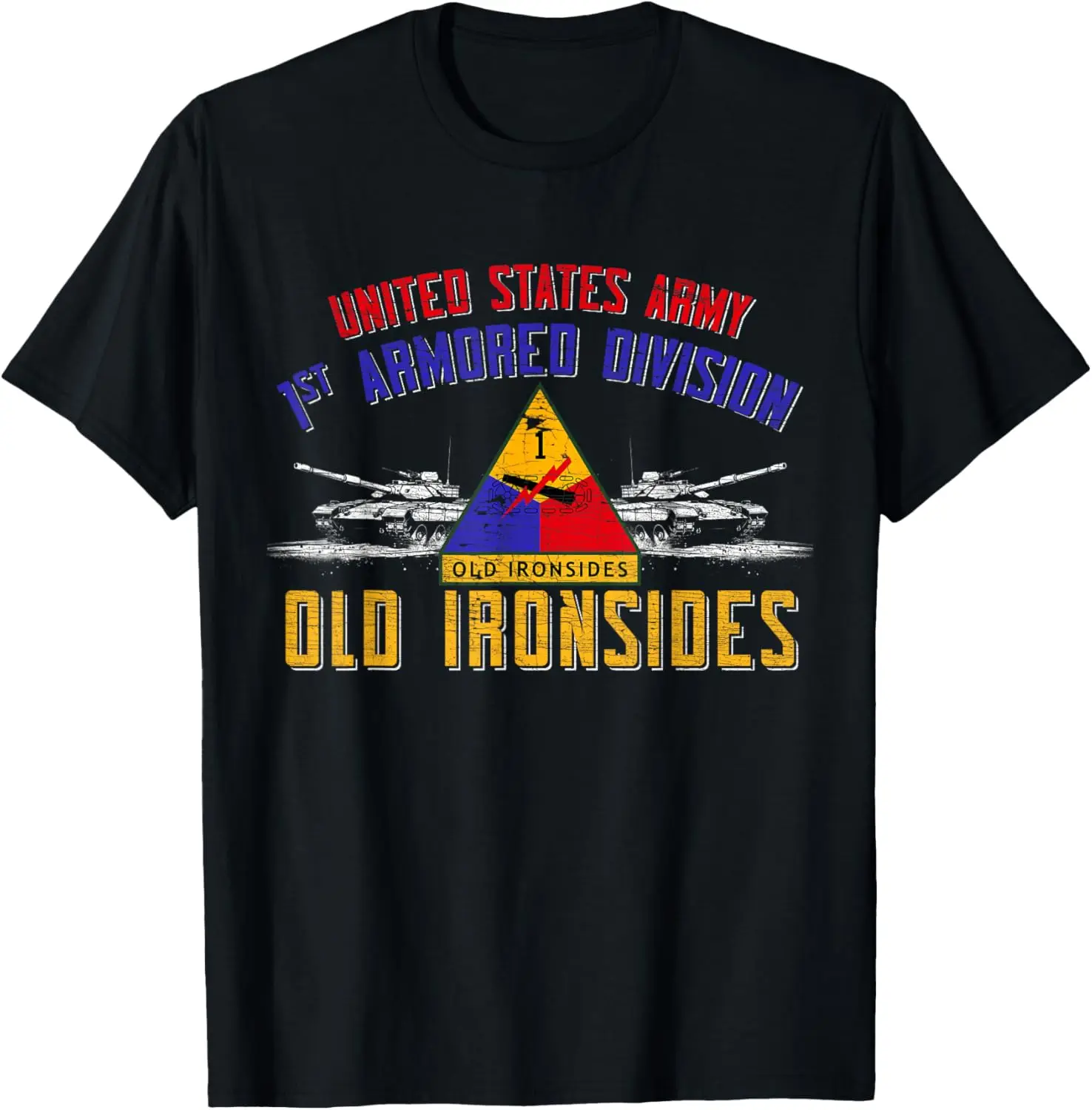 US Army 1st Armored Division T-Shirt 100% Cotton O-Neck Short Sleeve Summer Casual Mens T-shirt Streetwear
US Army 1st Armored Division T-Shirt 100% Cotton O-Neck Short Sleeve Summer Casual Mens T-shirt Streetwear