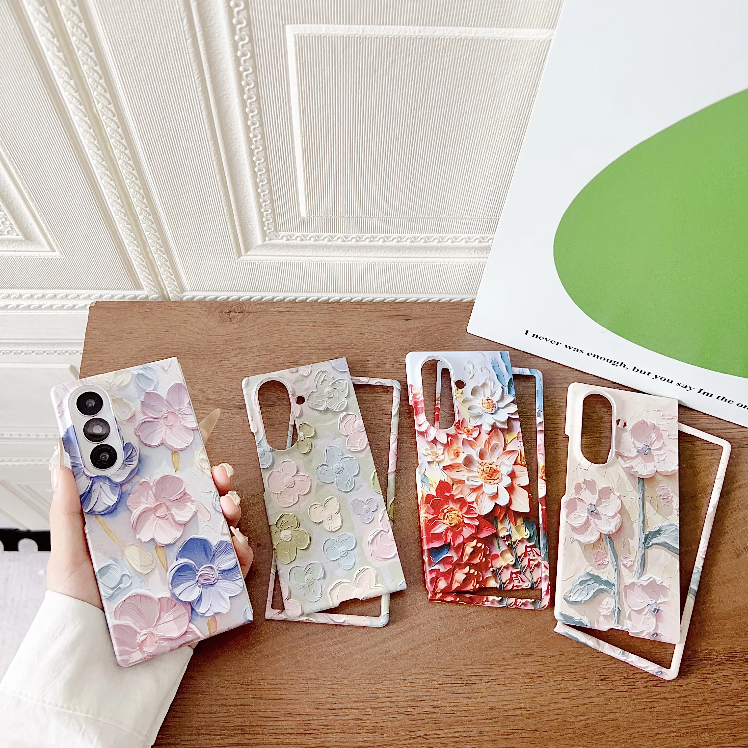 Back Cover For Samsung Galaxy Z Fold 7 Case Relief Watercolor Flowers Hard PC Shockproof Phone Case
Back Cover For Samsung Galaxy Z Fold 7 Case Relief Watercolor Flowers Hard PC Shockproof Phone Case
