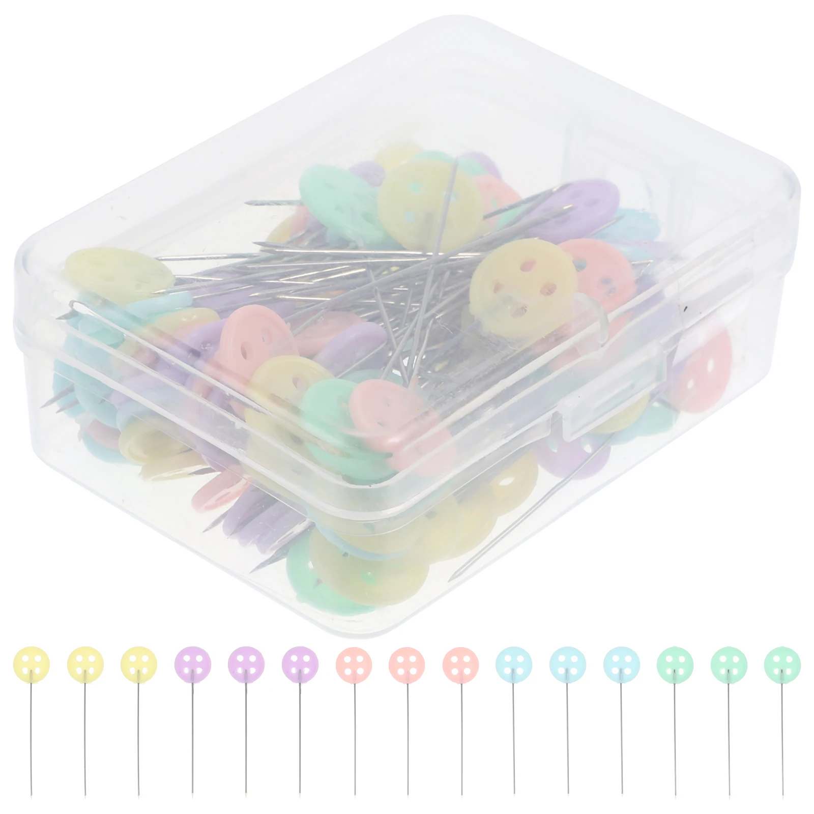 100pcs Button Durable Sewing Pin Decorative Stitching Pin For Quilting Wedding Corsage Dress Making Embroidery Tools
100pcs Button Durable Sewing Pin Decorative Stitching Pin For Quilting Wedding Corsage Dress Making Embroidery Tools