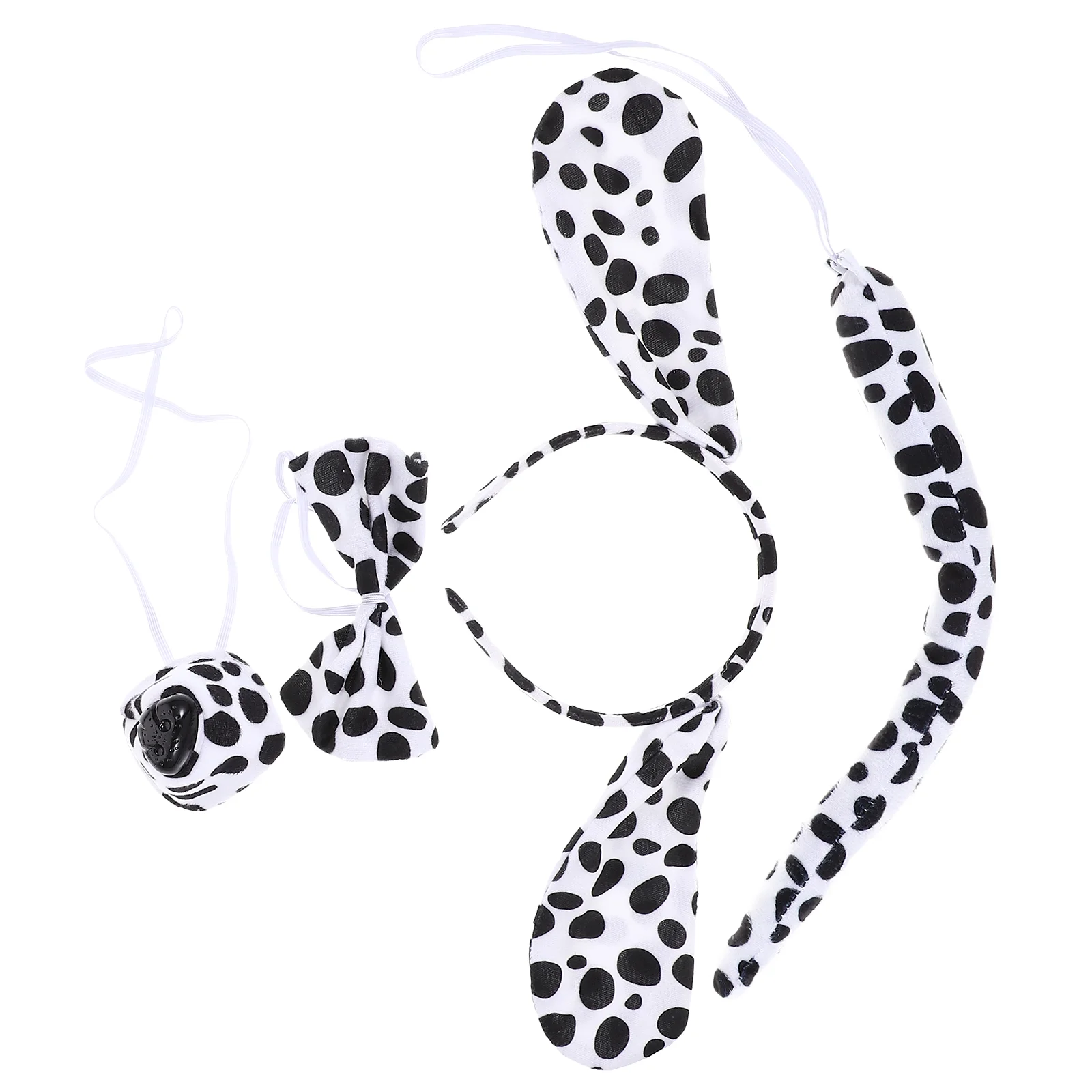 Cute Halloween Animal Headdress Hair Accessories Children's Dalmatian Ear Headband Hat Fabric Dog with Tail
Cute Halloween Animal Headdress Hair Accessories Children's Dalmatian Ear Headband Hat Fabric Dog with Tail