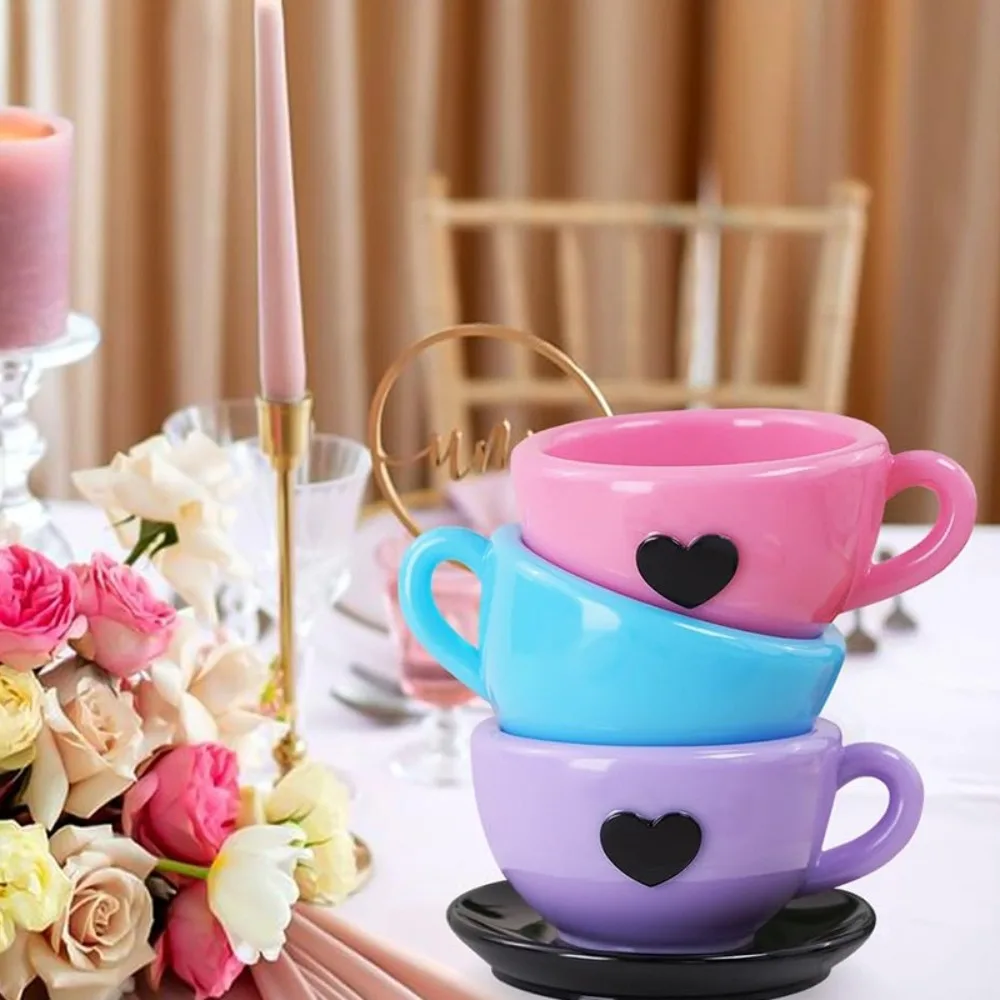 3D Love Tea Cups Silicone Mold DIY Crafts Elegant Candle Cup Molds Handmade with Tray Coffee Cup Mold Holiday Party Gifts
3D Love Tea Cups Silicone Mold DIY Crafts Elegant Candle Cup Molds Handmade with Tray Coffee Cup Mold Holiday Party Gifts