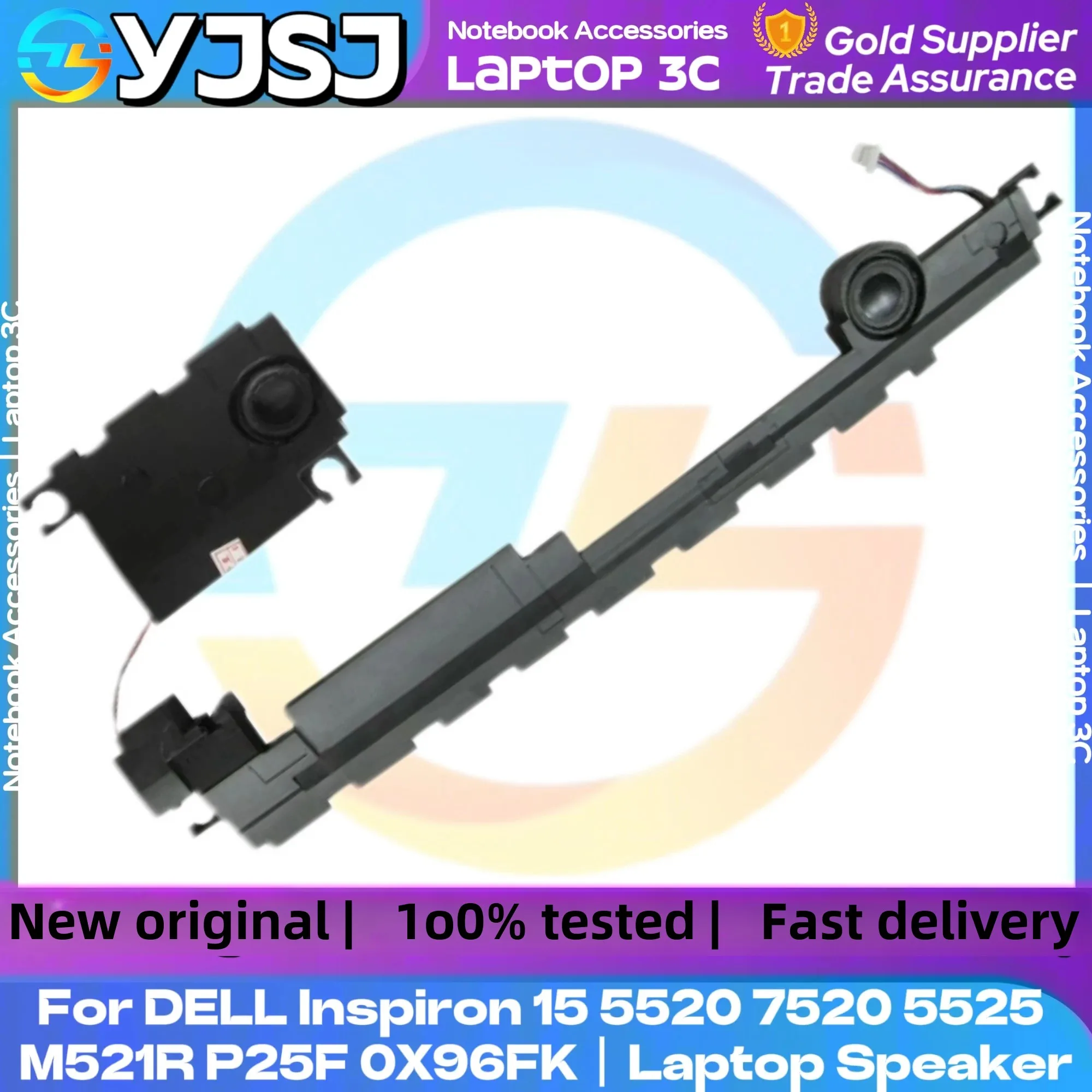 NEW Laptop Notebook Built-in Speaker For DELL Inspiron 15 5520 7520 5525 M521R P25F 0X96FK X96FK built-in speaker
NEW Laptop Notebook Built-in Speaker For DELL Inspiron 15 5520 7520 5525 M521R P25F 0X96FK X96FK built-in speaker