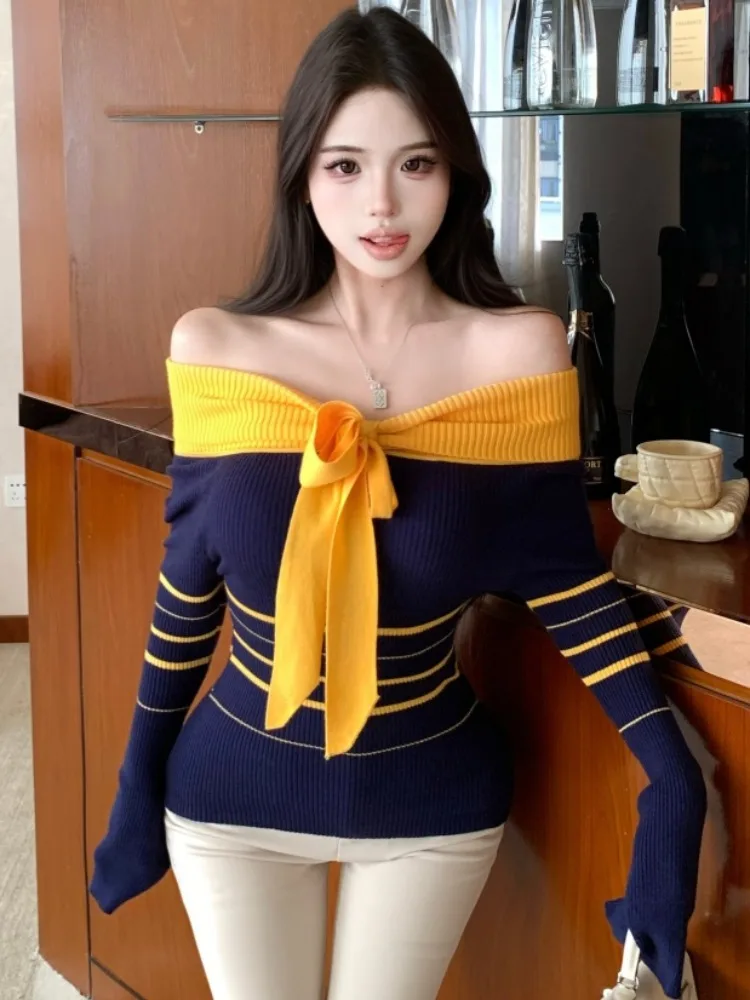 Elegant Knitted Stripe Design Long Sleeve Women's Base Shirt Autumn Winter Fashion Citywalk Breathable Comfortable ...
Elegant Knitted Stripe Design Long Sleeve Women's Base Shirt Autumn Winter Fashion Citywalk Breathable Comfortable ...