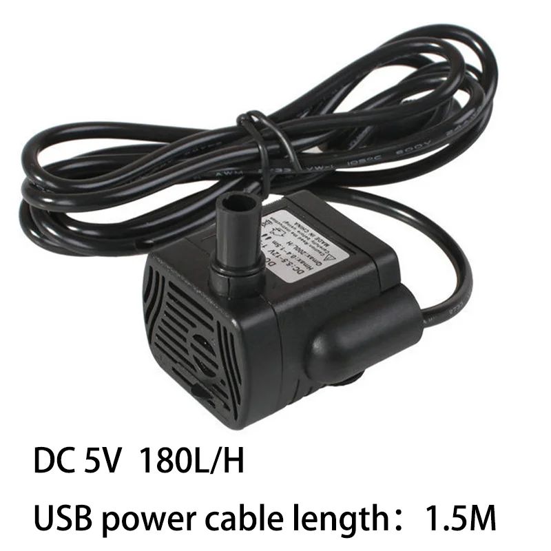 USB Small Micro Brushless Super Silent Submersible Water Pump Pet Water Dispenser Accessories Fish Tank Circulating Pump
USB Small Micro Brushless Super Silent Submersible Water Pump Pet Water Dispenser Accessories Fish Tank Circulating Pump