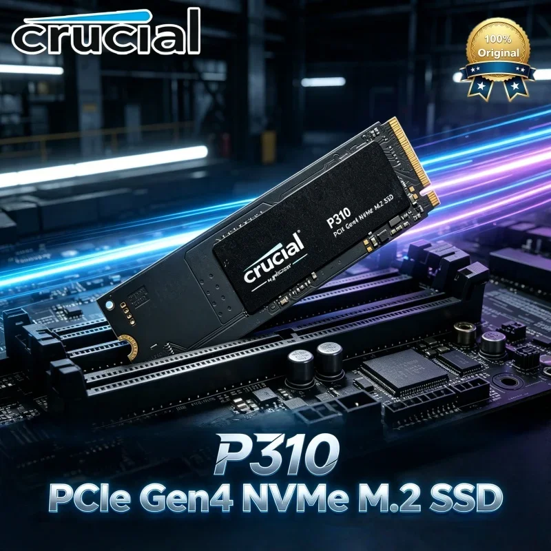 High Speed 7100MB/s Crucial P310 M.2 NVMe PCIe4 SSD 1/2TB Genuine 3D TLC NAND Solid State Disk OEM Upgrade Drive For Laptop PC
High Speed 7100MB/s Crucial P310 M.2 NVMe PCIe4 SSD 1/2TB Genuine 3D TLC NAND Solid State Disk OEM Upgrade Drive For Laptop PC