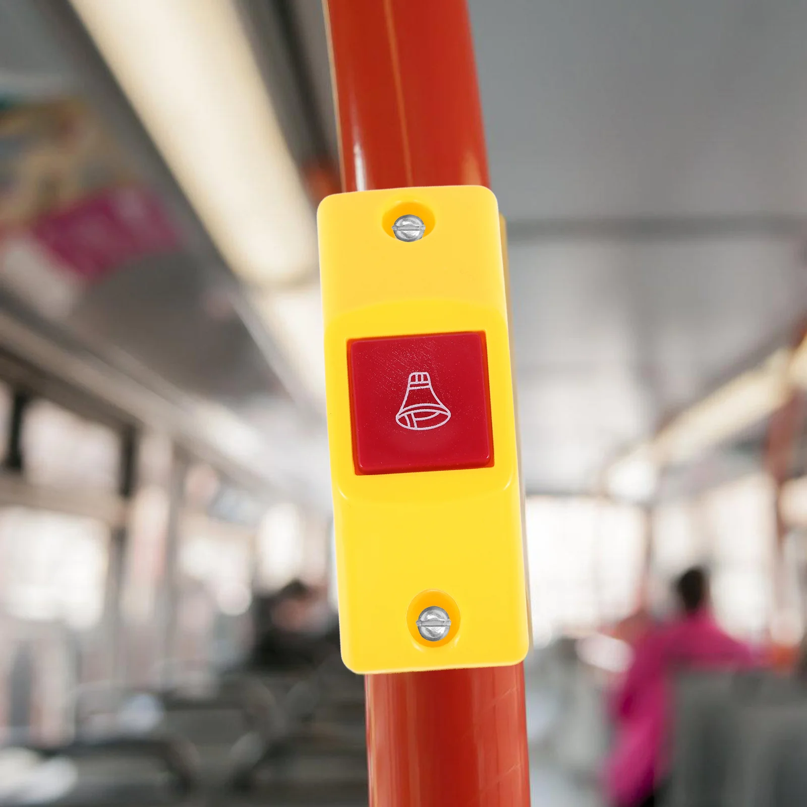 Bus Get Off Bell Button Replacement Exit Reminder Device Passenger Alert Sound Plastic Handrail Signal Interior Parts
Bus Get Off Bell Button Replacement Exit Reminder Device Passenger Alert Sound Plastic Handrail Signal Interior Parts