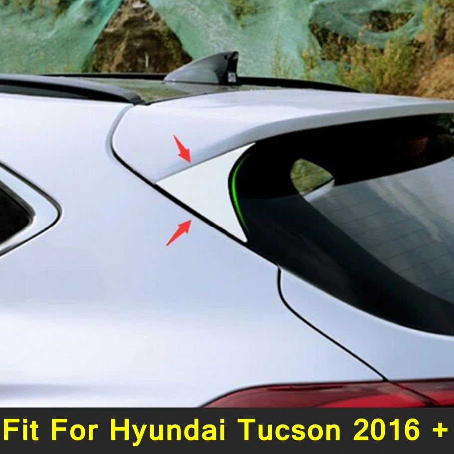 Chrome Auto Rear Trunk Tail Spoiler Side Triangle Decor Frame Cover Trim For Hyundai Tucson 2016 - 2020 ABS Exterior Accessories
Chrome Auto Rear Trunk Tail Spoiler Side Triangle Decor Frame Cover Trim For Hyundai Tucson 2016 - 2020 ABS Exterior Accessories
