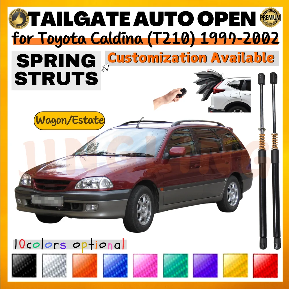 Qty(2) Trunk Struts with Spring for Toyota Caldina (T210) Wagon 1997-2002 Rear Tailgate Boot Lift Supports Shock Absorbers
Qty(2) Trunk Struts with Spring for Toyota Caldina (T210) Wagon 1997-2002 Rear Tailgate Boot Lift Supports Shock Absorbers