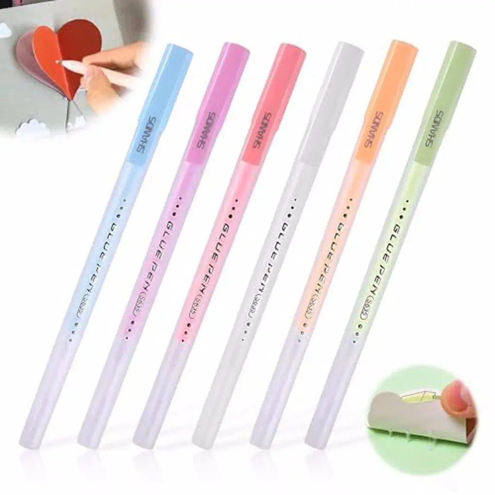 6pcs/set Durable And Non-Toxic Liquid Glue Pen For Various Projects Convenient And Practical Easy
6pcs/set Durable And Non-Toxic Liquid Glue Pen For Various Projects Convenient And Practical Easy