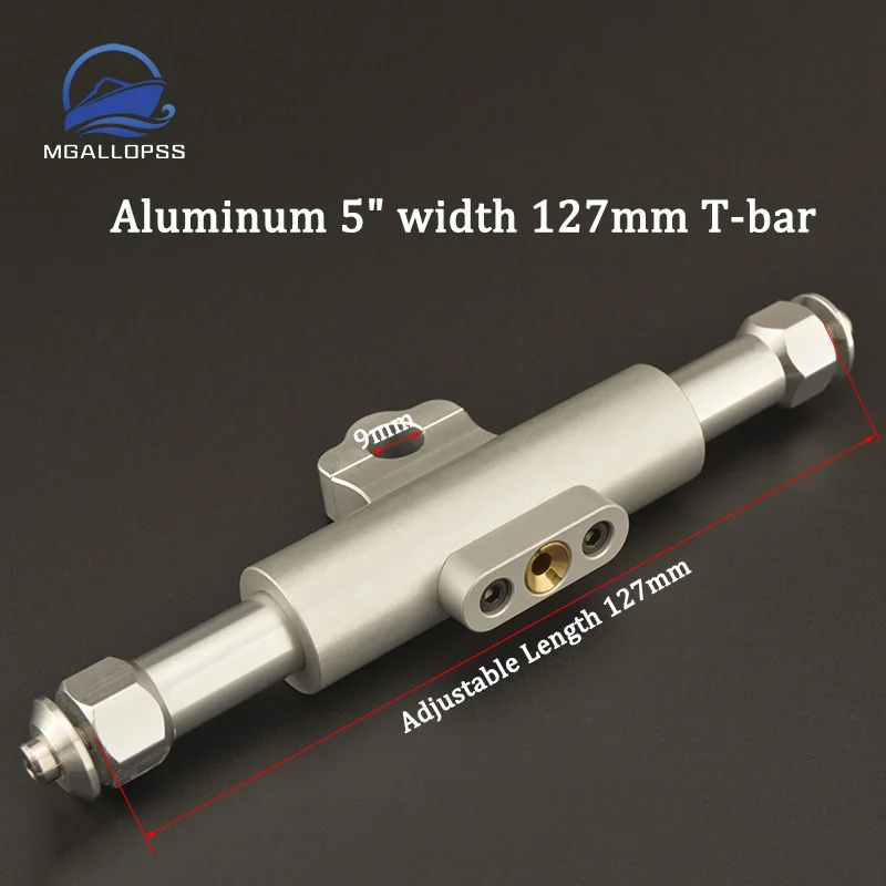 1pc Good Quality Aluminum Alloy 5" width 127mm T-bar for 6.35mm 1/4" Cable/Strut/Shaft RC Boat Accessories
1pc Good Quality Aluminum Alloy 5" width 127mm T-bar for 6.35mm 1/4" Cable/Strut/Shaft RC Boat Accessories