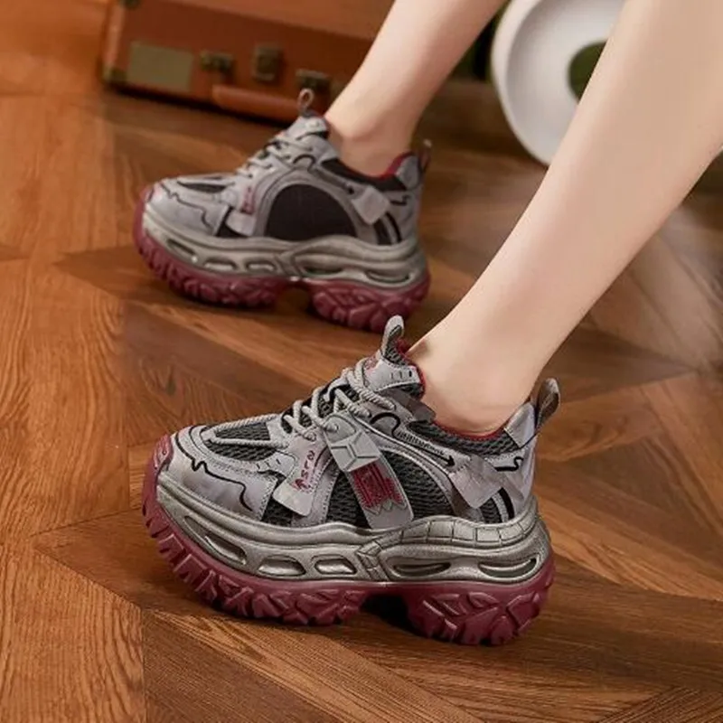 New 2026 Women Fashion Platform Sport Shoes Women Summer Autumn Black Casual Chunky Sneakers Women Mesh Leather Platform Shoes
New 2026 Women Fashion Platform Sport Shoes Women Summer Autumn Black Casual Chunky Sneakers Women Mesh Leather Platform Shoes