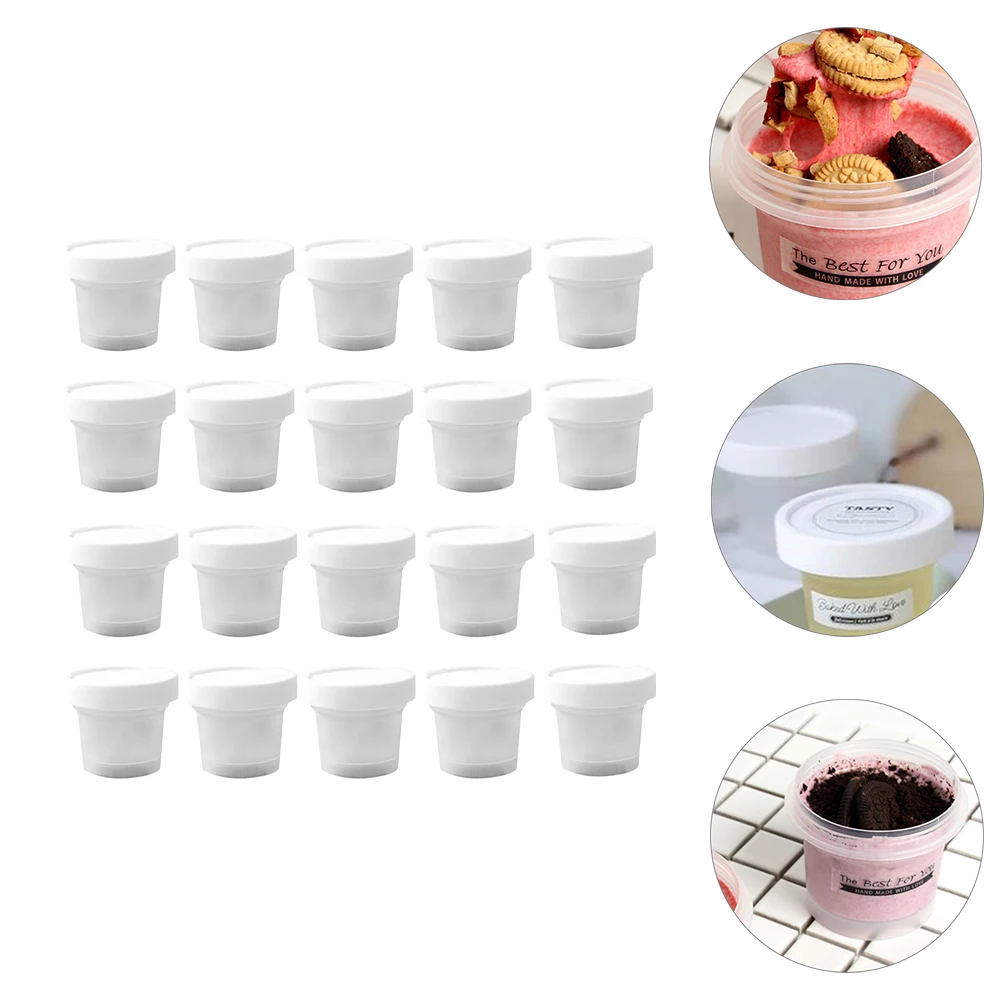 20 Pcs Ice Cream Cup Disposable Jelly Pudding Dessert Cups Plastic Mousse Container Safe Material Summer Pattern
20 Pcs Ice Cream Cup Disposable Jelly Pudding Dessert Cups Plastic Mousse Container Safe Material Summer Pattern