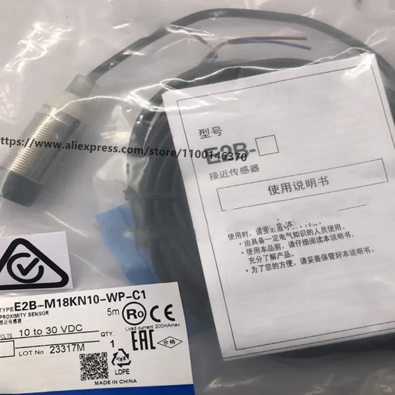 3 шт. новый бесконтактный переключатель E2B-M18KS05-WZ-C1 E2B-M18KN10-WP-C1 E2B-M18KS05-WP-B1
3 шт. новый бесконтактный переключатель E2B-M18KS05-WZ-C1 E2B-M18KN10-WP-C1 E2B-M18KS05-WP-B1