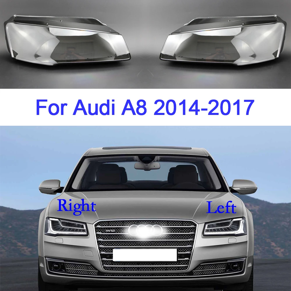 Стекло автомобильных фар для Audi A8 2014-2017, крышка объектива из плексигласа, замена ПВХ, фара Деландос, корпус, автомобильные аксессуары
Стекло автомобильных фар для Audi A8 2014-2017, крышка объектива из плексигласа, замена ПВХ, фара Деландос, корпус, автомобильные аксессуары