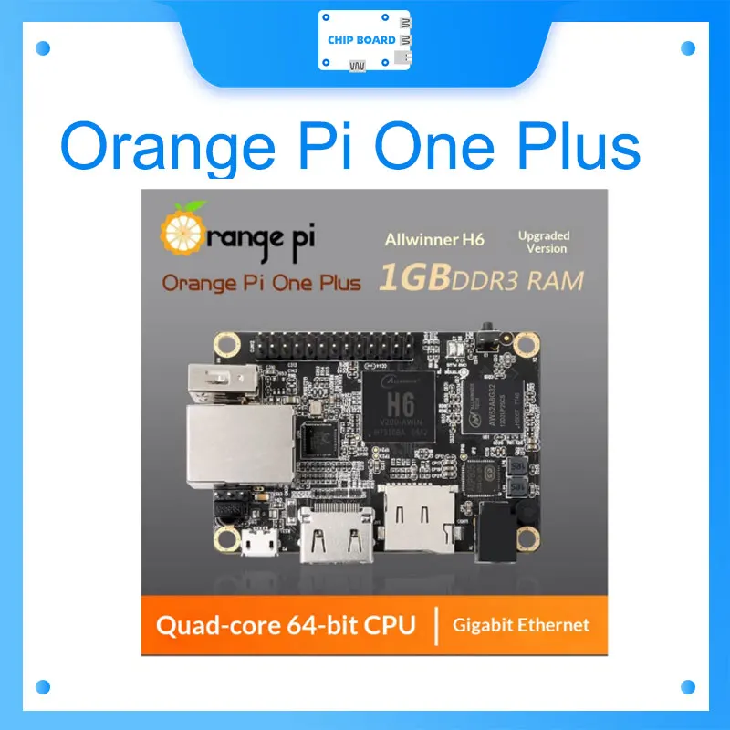 Orange Pi One Plus: четырехъядерный 64-битный мини-ПК с чипом H6, 1 ГБ оперативной памяти и поддержкой Android 7.0
Orange Pi One Plus: четырехъядерный 64-битный мини-ПК с чипом H6, 1 ГБ оперативной памяти и поддержкой Android 7.0