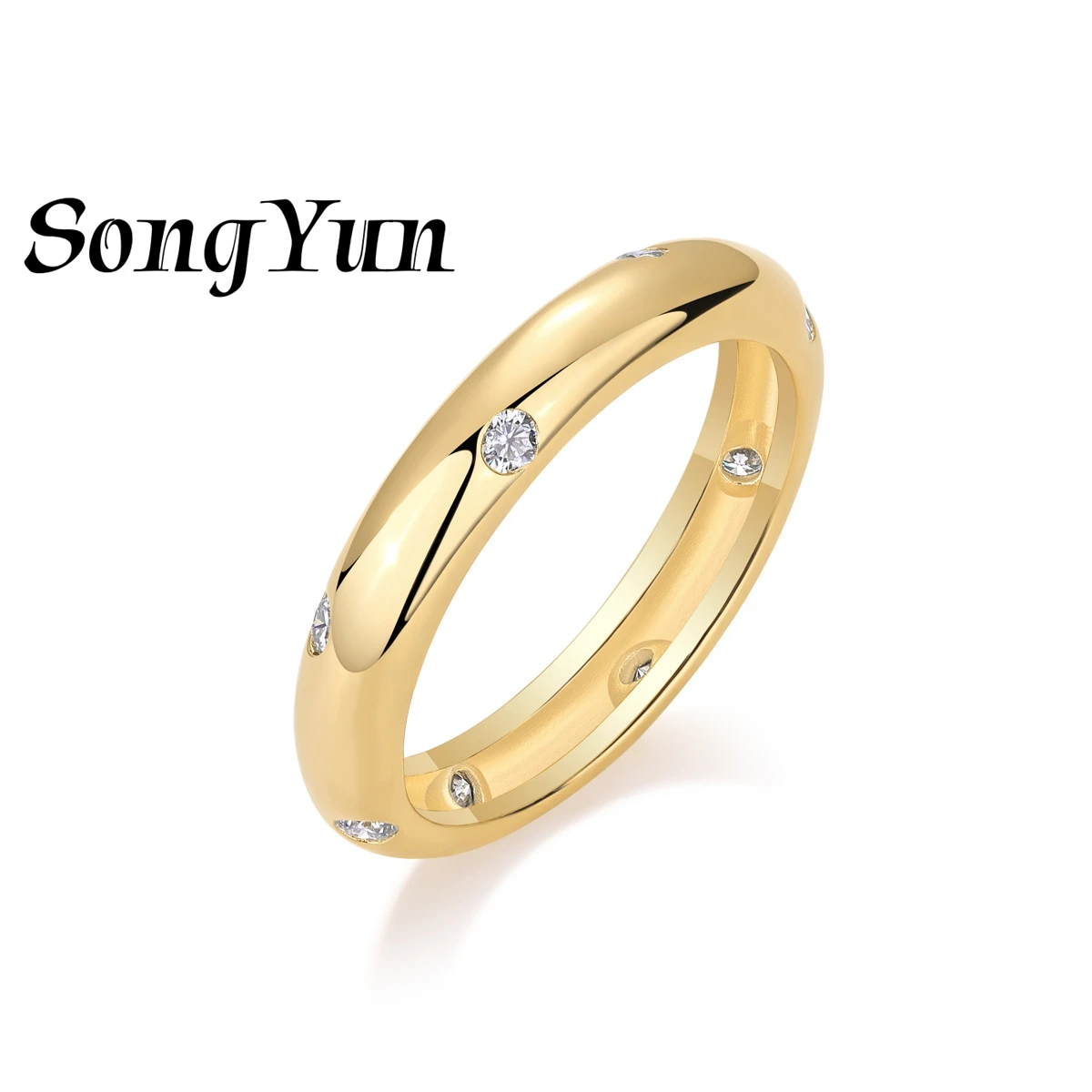 SONGYUN Designer Jewelry 925 Sterling Silver Ring Moissanite Unique Ring for Women 18K Real Gold Plated SYT Patent Fine Rings
SONGYUN Designer Jewelry 925 Sterling Silver Ring Moissanite Unique Ring for Women 18K Real Gold Plated SYT Patent Fine Rings