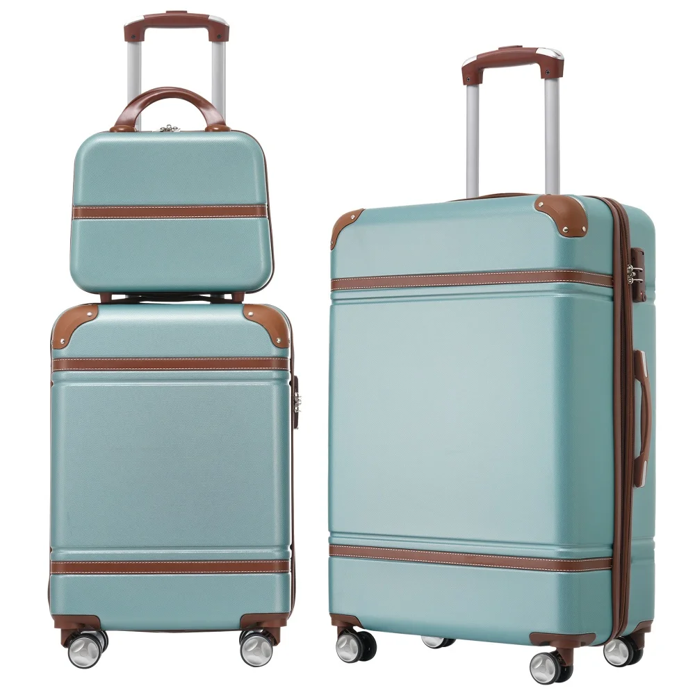 3 Piece Hardshell Luggage Set with Cosmetic Case TSA Lock Travel Suitcase Rolling Luggage Spinner Suitcase Travel Trolley Case
3 Piece Hardshell Luggage Set with Cosmetic Case TSA Lock Travel Suitcase Rolling Luggage Spinner Suitcase Travel Trolley Case