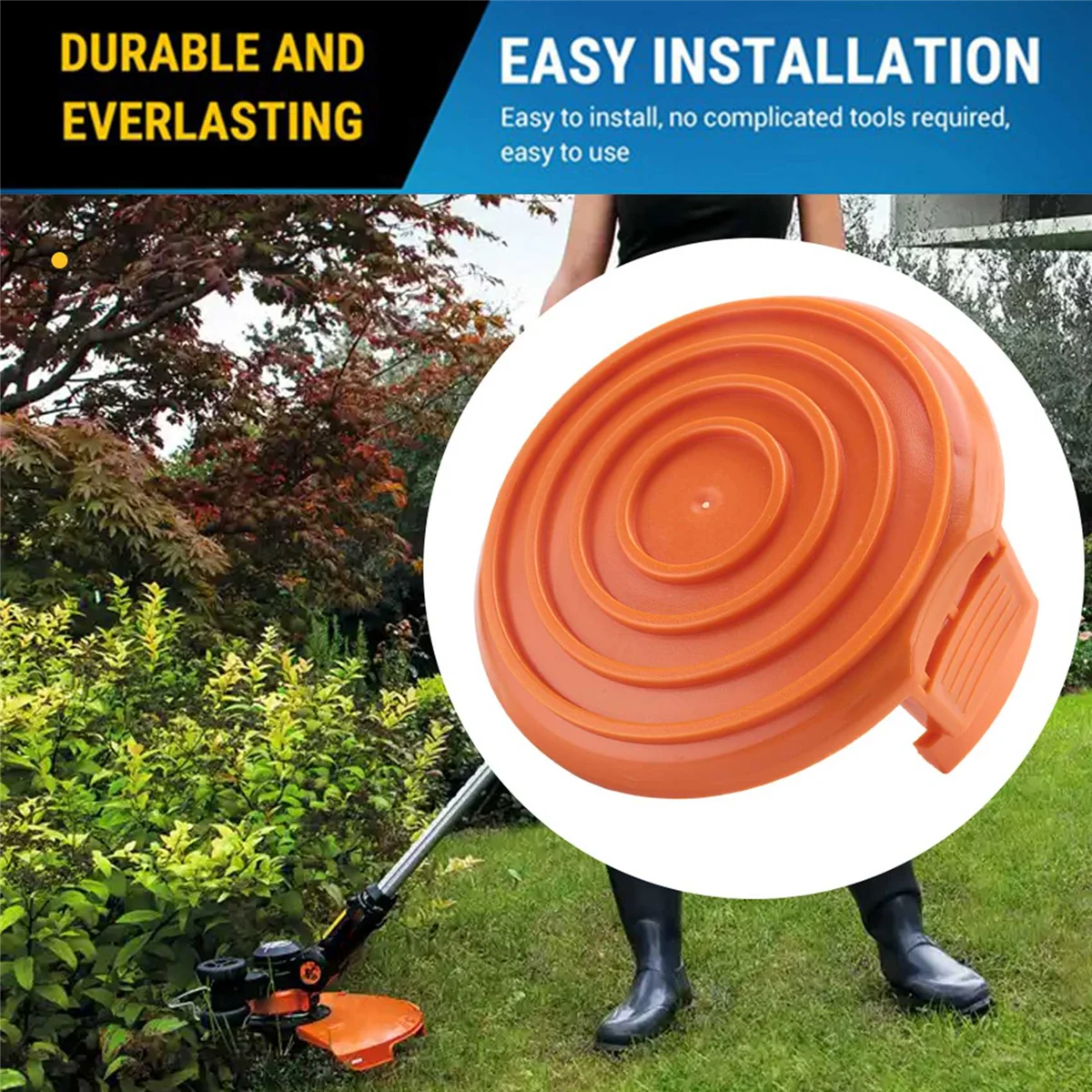 【Last-Chance!】50019417 Grass Trimmer Spool Cap Cover for WORX Corded Electric String Trimmers Part Replacements
【Last-Chance!】50019417 Grass Trimmer Spool Cap Cover for WORX Corded Electric String Trimmers Part Replacements