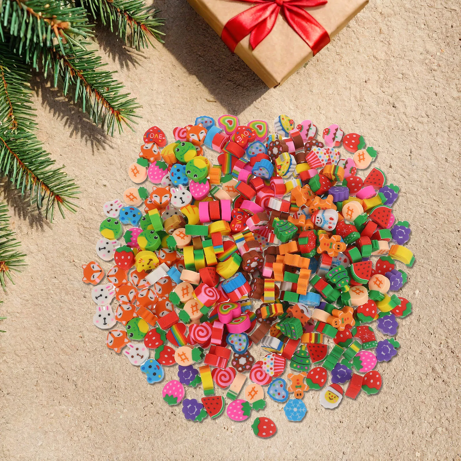 300Pcs Cute Animal Pencil Erasers Creative Food Shapes Holiday Party Favors Classroom Prizes Kids School Supplies Stocking
300Pcs Cute Animal Pencil Erasers Creative Food Shapes Holiday Party Favors Classroom Prizes Kids School Supplies Stocking