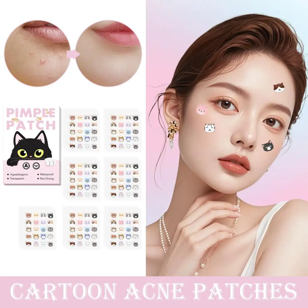 Cartoon Cat Acne Patches Color Facial Conceal Pimple Patch Gentle and Non-irritating Covering Acne and Blemishes For Daily N7J4
Cartoon Cat Acne Patches Color Facial Conceal Pimple Patch Gentle and Non-irritating Covering Acne and Blemishes For Daily N7J4