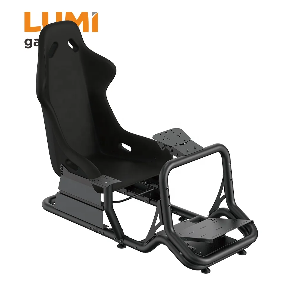 LRS07-BS-KP04 Bulk Order F1 Car Racing Sim Simulator Cockpit Driving Simulation Seat With Gear Shif Mount For Game Setup