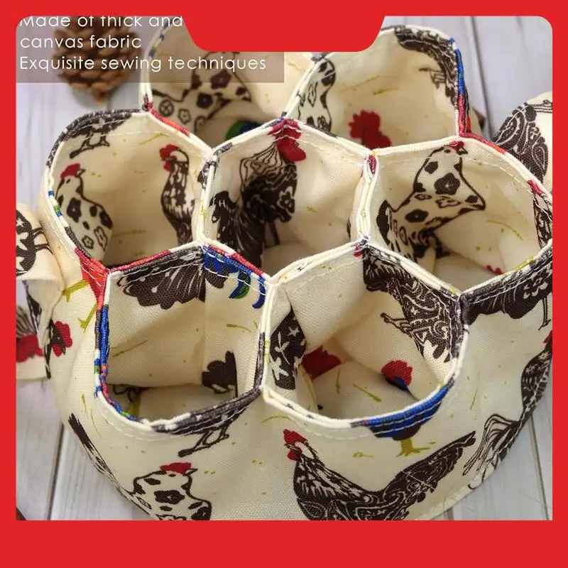 1 PCS Eggs Collecting Basket With 7 Pouches Eggs Gathering Basket Canvas Egg Bags
1 PCS Eggs Collecting Basket With 7 Pouches Eggs Gathering Basket Canvas Egg Bags