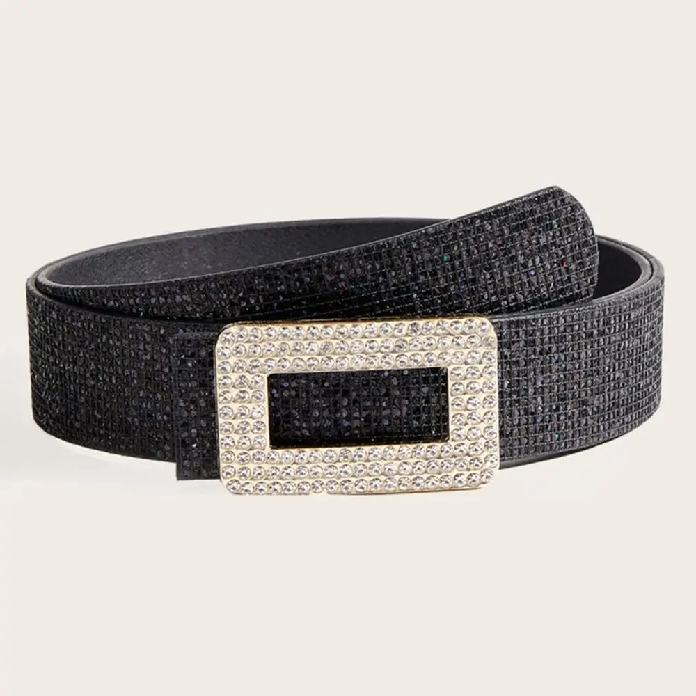 Роскошный стильный ремень из искусственной кожи со стразами, сверкающий блестящий универсальный блестящий ремень, широкий блестящий поясной ремень, женская мода
Роскошный стильный ремень из искусственной кожи со стразами, сверкающий блестящий универсальный блестящий ремень, широкий блестящий поясной ремень, женская мода