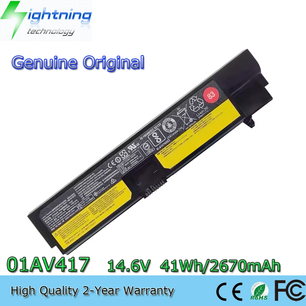NEW Genuine 83 01AV415 01AV418 01AV418 Battery For Lenovo ThinkPad E570 E575 SB10K97575
NEW Genuine 83 01AV415 01AV418 01AV418 Battery For Lenovo ThinkPad E570 E575 SB10K97575