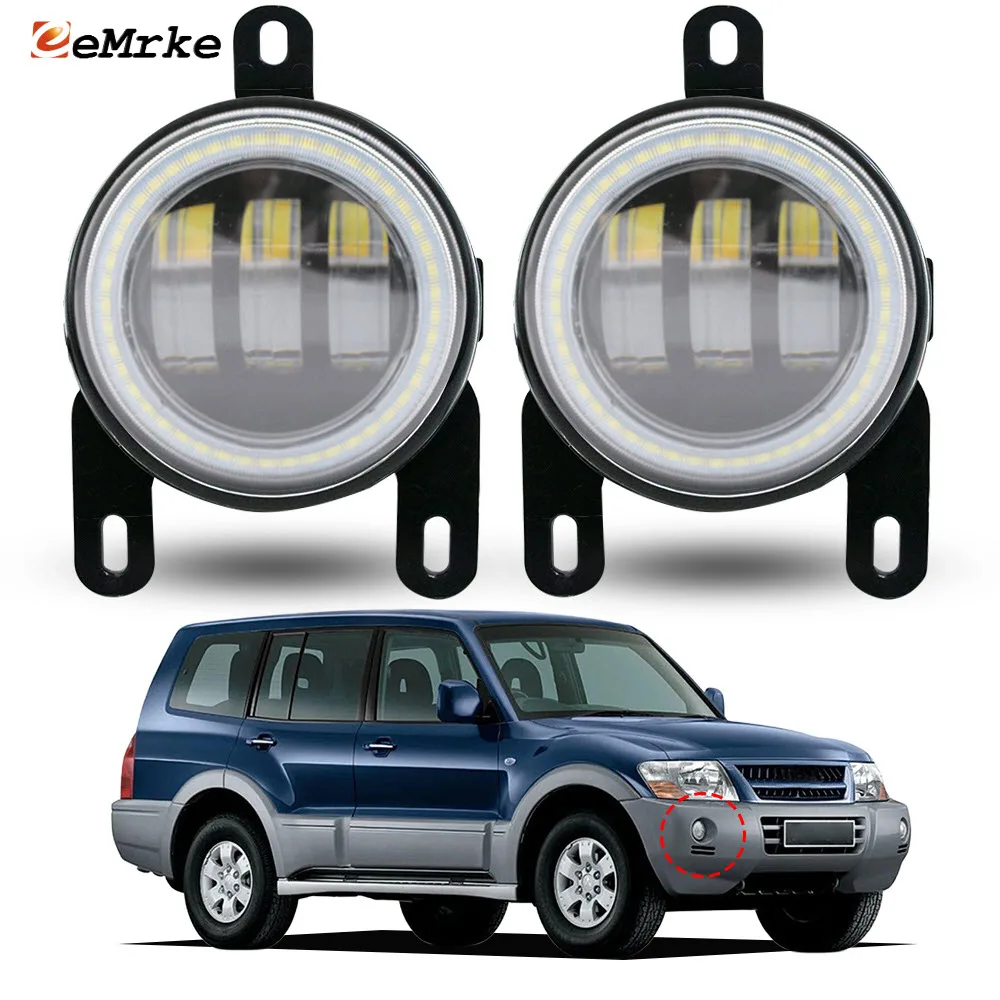 Upgrade Led Fog Light PTF Angel Eyes DRL Aperture Car Headlight for Mitsubishi Pajero Montero Shogun MK3 V73 V79 V77 2003-2006
Upgrade Led Fog Light PTF Angel Eyes DRL Aperture Car Headlight for Mitsubishi Pajero Montero Shogun MK3 V73 V79 V77 2003-2006