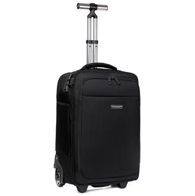 Rolling Backpack 18 inch Water Resistant Wheeled Backpack Carry on Luggage Business Bag, Overnight College Computer Backpack Bag
Rolling Backpack 18 inch Water Resistant Wheeled Backpack Carry on Luggage Business Bag, Overnight College Computer Backpack Bag