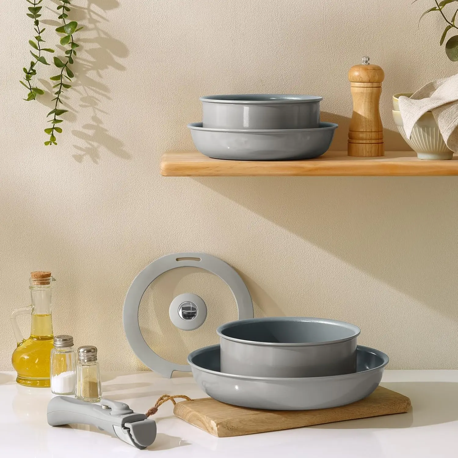 Ceramic Pots and Pans Set Nonstick Detachable Handle Induction Cookware Sets Induction Cooktop RV Kitchen Cooking Set Oven Safe
Ceramic Pots and Pans Set Nonstick Detachable Handle Induction Cookware Sets Induction Cooktop RV Kitchen Cooking Set Oven Safe