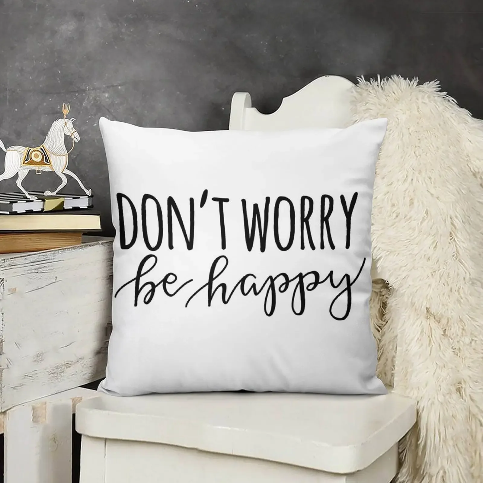 Don’t Worry Be Happy Throw Pillow Cushion Cover Set Christmas Pillowcase Pillowcases Decorative Cushion Cover pillow
Don’t Worry Be Happy Throw Pillow Cushion Cover Set Christmas Pillowcase Pillowcases Decorative Cushion Cover pillow