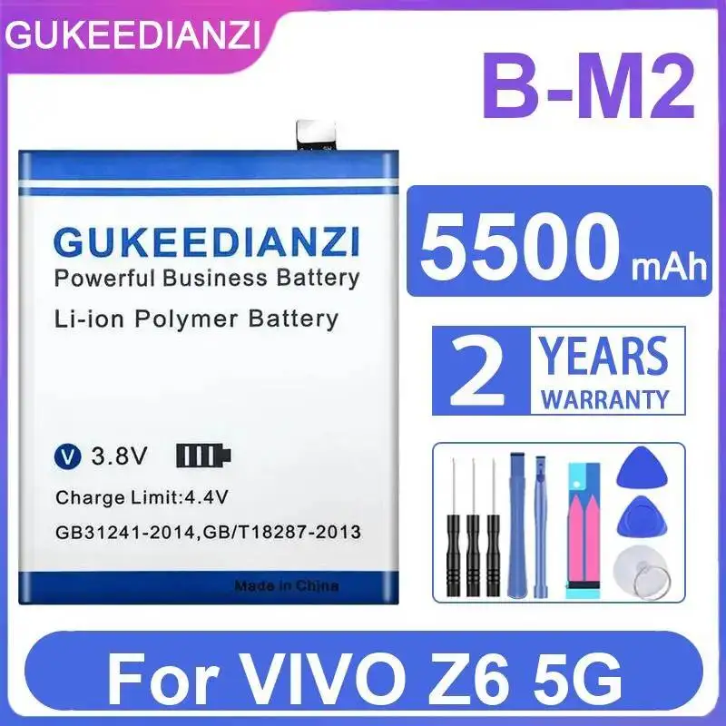 Mobile Phone Battery 5500Mah Reliable Power For Vivo Z6 5G Long-Lasting Performance B-M2
Mobile Phone Battery 5500Mah Reliable Power For Vivo Z6 5G Long-Lasting Performance B-M2