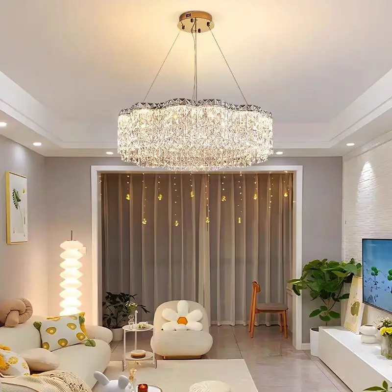 Nordic Modern LED Crystal Chandelier Living Room Decoration Bedroom Chandelier Home Decor Luxury Dining Room Chandelier
Nordic Modern LED Crystal Chandelier Living Room Decoration Bedroom Chandelier Home Decor Luxury Dining Room Chandelier