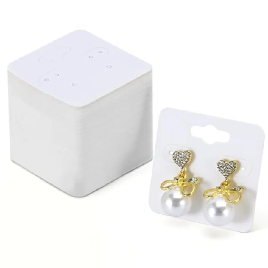 100 Pcs Earring Cards, 2 Inch White Earring Display Cards, Blank Jewelry Display Hanging Card for Selling, Packaging, Display,
100 Pcs Earring Cards, 2 Inch White Earring Display Cards, Blank Jewelry Display Hanging Card for Selling, Packaging, Display,