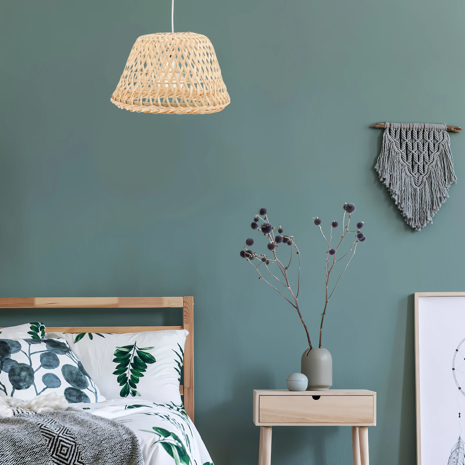 Bamboo Lantern Rattan Lampshade Style Hanging Retro Vintage Small Lampshades for Wall Lights Chandelier
Bamboo Lantern Rattan Lampshade Style Hanging Retro Vintage Small Lampshades for Wall Lights Chandelier