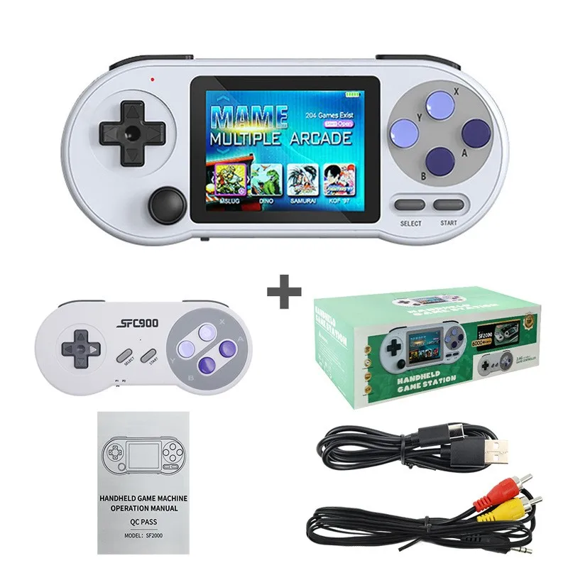 Портативная мини-игровая консоль SF2000, портативная игровая консоль в стиле ретро, 10000 игр, Детская консоль IPS, игровой автомат Everdrive SNES GBA
Портативная мини-игровая консоль SF2000, портативная игровая консоль в стиле ретро, 10000 игр, Детская консоль IPS, игровой автомат Everdrive SNES GBA